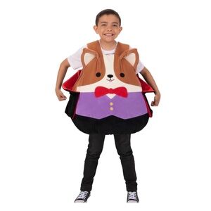Squishmallow Halloween Costume Reginald Dog Dracula Vampire Kids Plush Dress Up